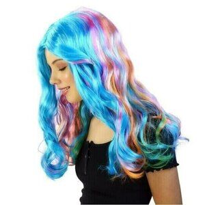 Rainbow High 18" Girls Rainbow Wig Extra Long Soft Wavy